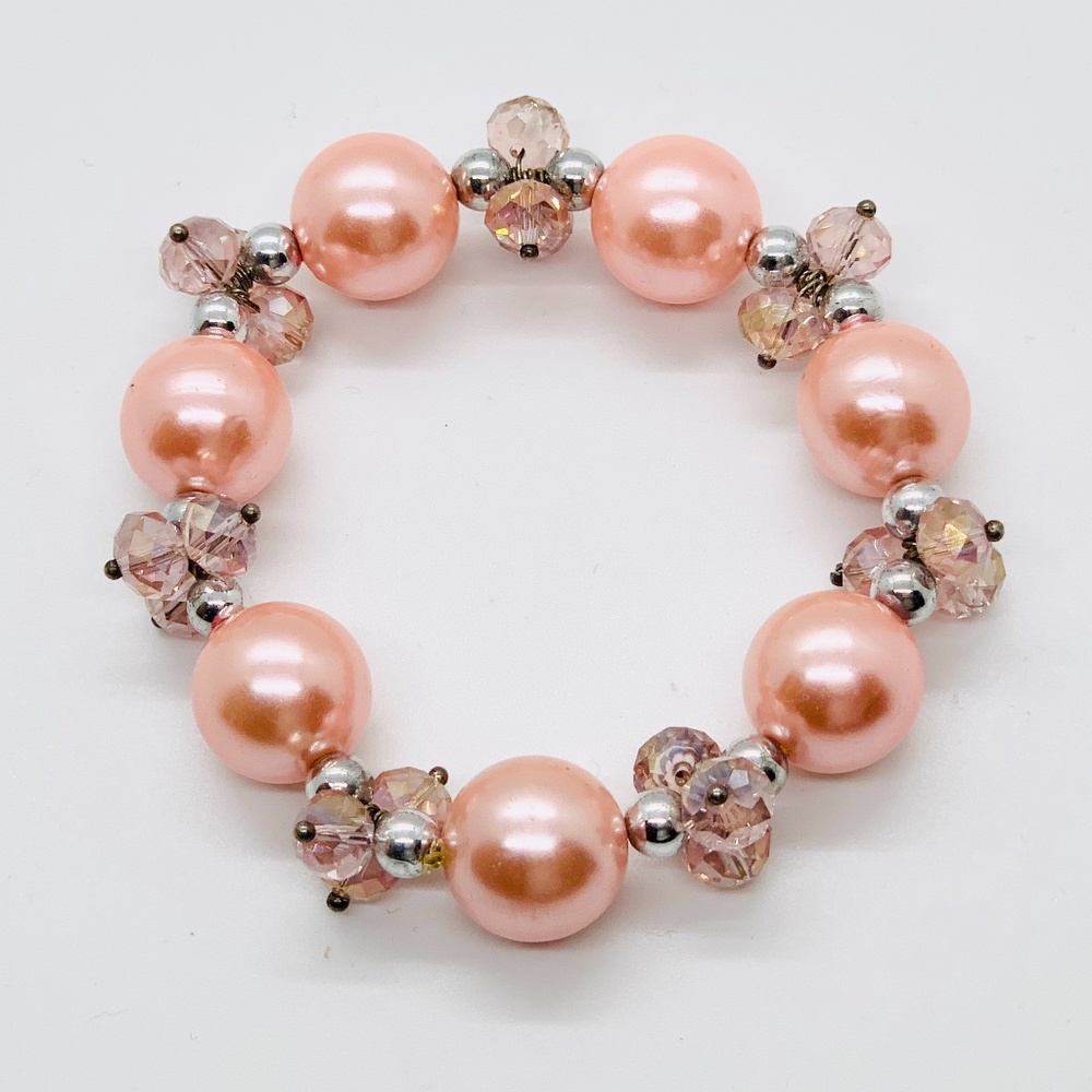Peruvian Glass Bubble Bead Bracelet